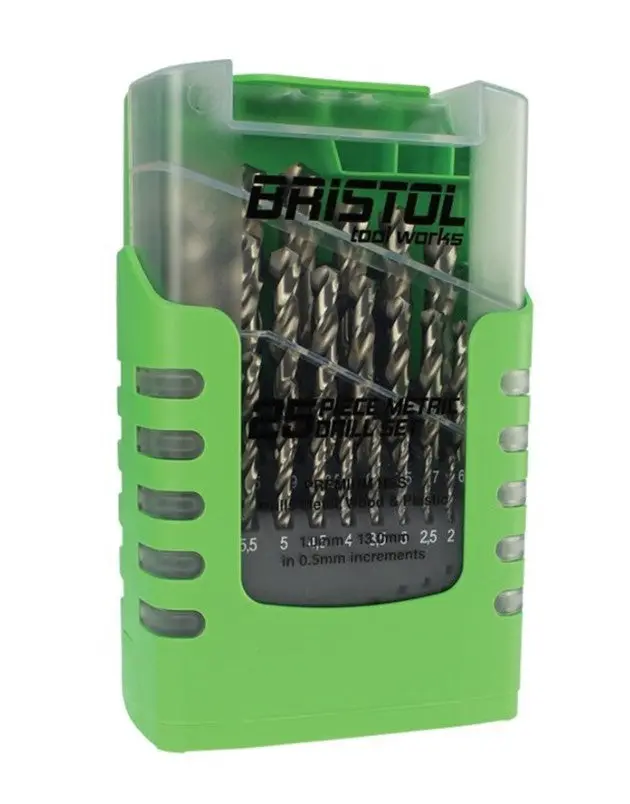 Bristol 25 Piece Metric Drill Set Btw25m 1