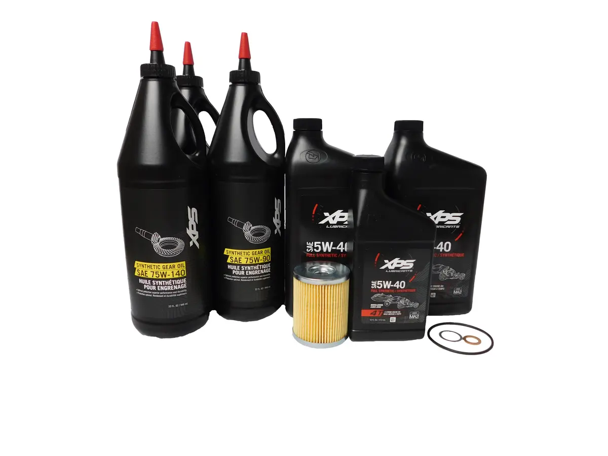 2016-2026 Can-Am Defender Oem Xps Full Synthetic Oil Change Kit With Gear Oil C02 1
