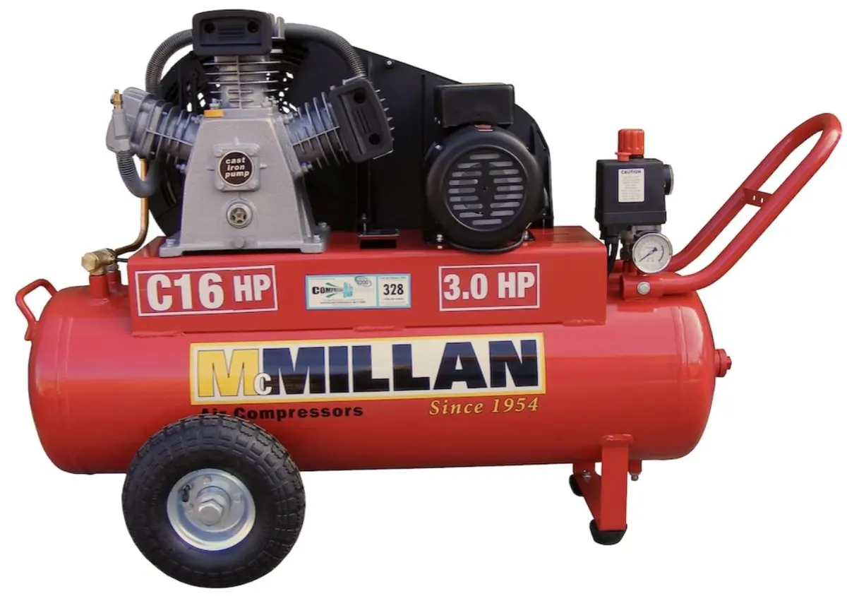 Mcmillian C16-Hp 14.5Cfm  3.0Hp 240Volt High Pressure Compressor C16-Hp 1