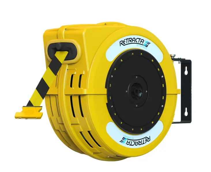 Retracta Barrier Reel Yellow Yellow/Back Danger Caution X 25M Tape C1byb5025y 1