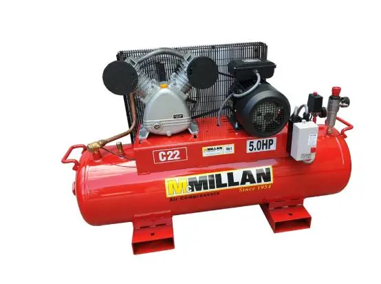 Mcmillian  24Cfm 5.0Hp 415 Volt Compressor- C22 1