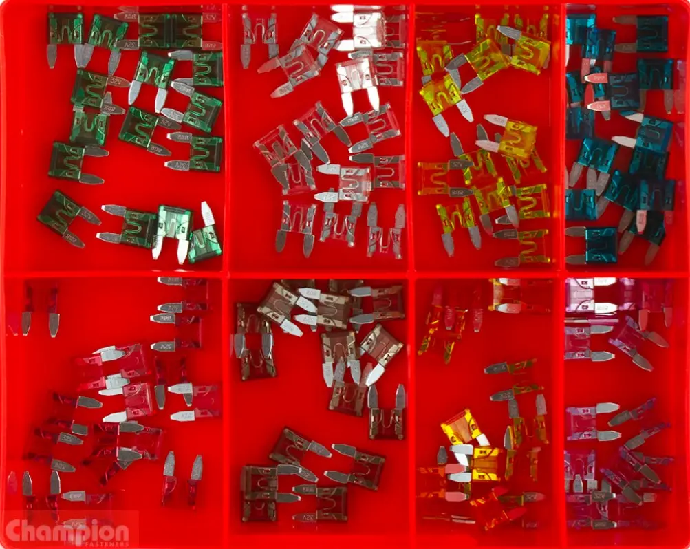 Champion Auto Mini Blade Fuse Assortment Ca112 1