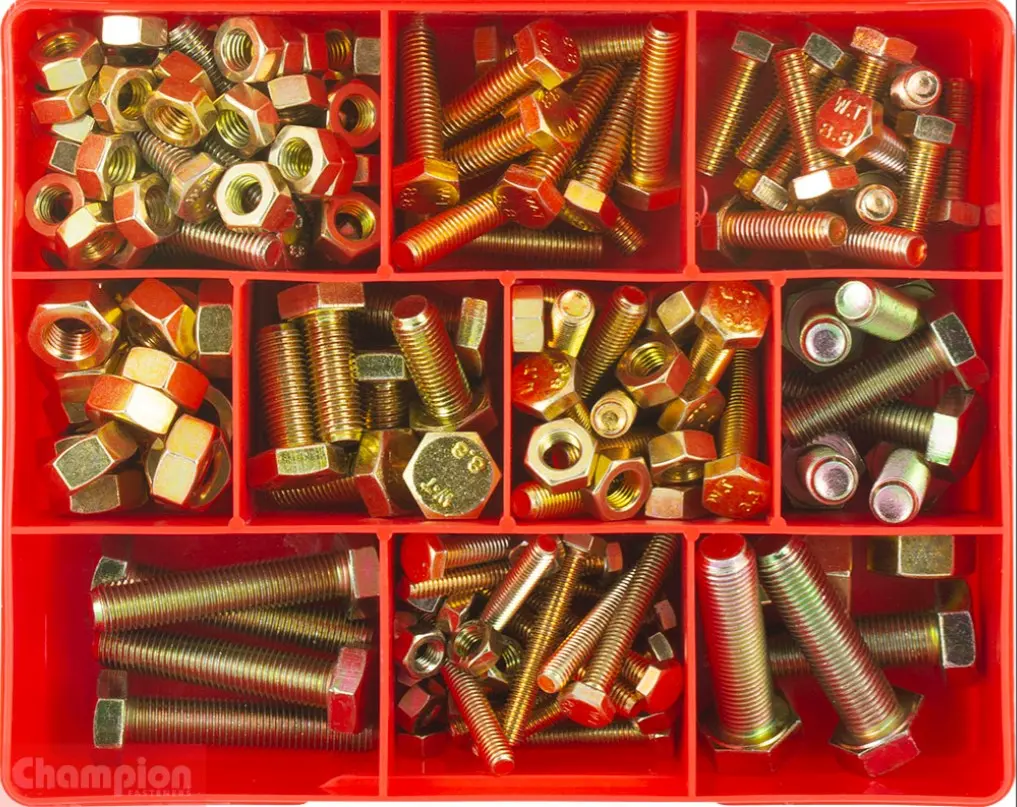Champion Iso & Fine Pitch Set Screws & Nuts Assortment Ca1480 1