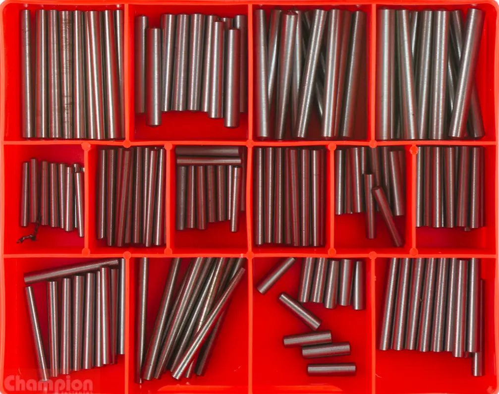 Champion Small Taper Pins Assortment 14 Sizes: No. 0 X 1″ To No. 5 X 2″ 14 Sizes Ca1690 1