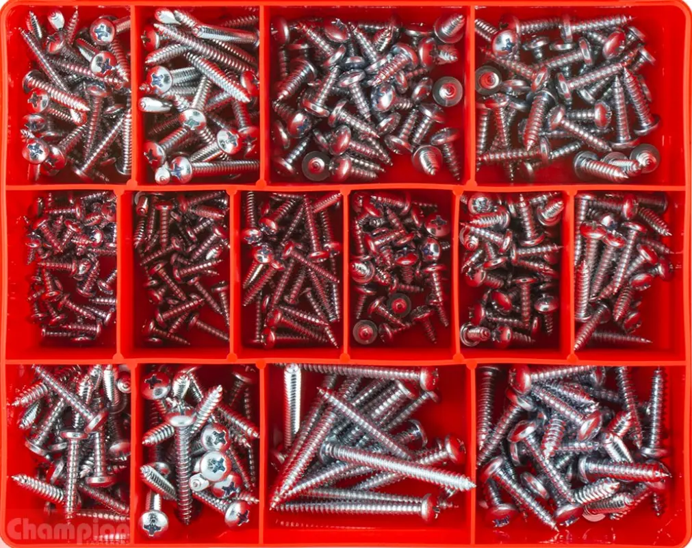 Phillips Pan Head Self-Tapping Screws Assortment Ca1710 1