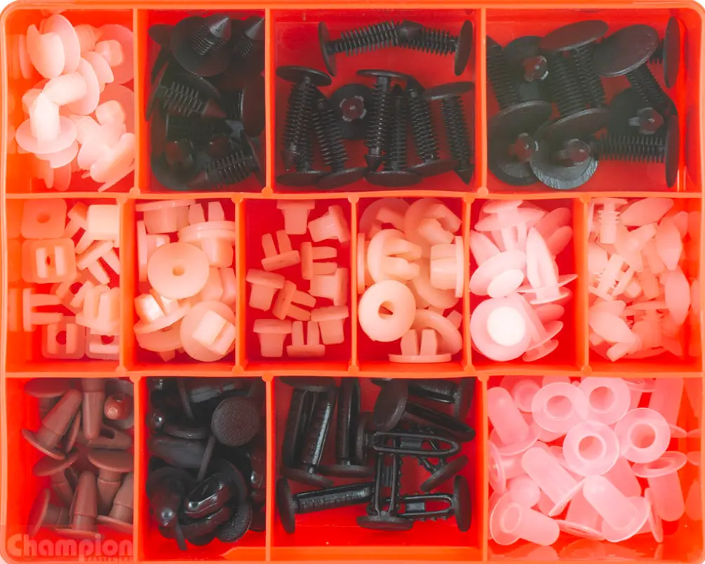 Champion Plastic Trim Clip Assortment Ca1735 1
