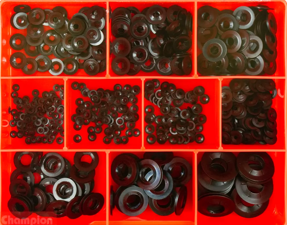 Champion Spn External Lock Washer Rings Assortment 10 Sizes 1.5Mm To 12Mm Ca1765 1