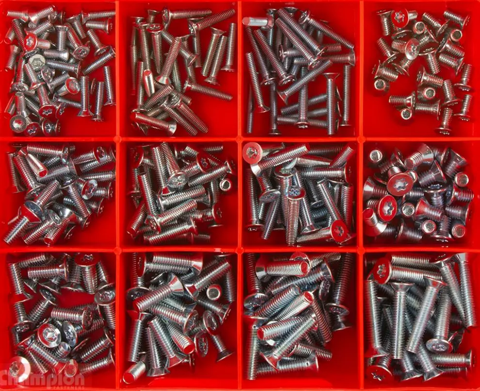 Champion Metric Torx® Countersunk Machine Screws Assortment Ca1774 1