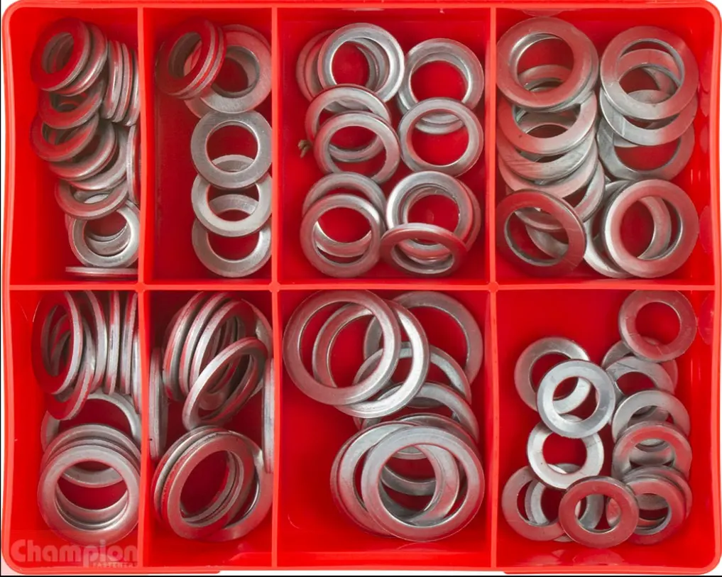 Champion Aluminium Drain (Sump) Plug Washer Assortment Ca1790 1