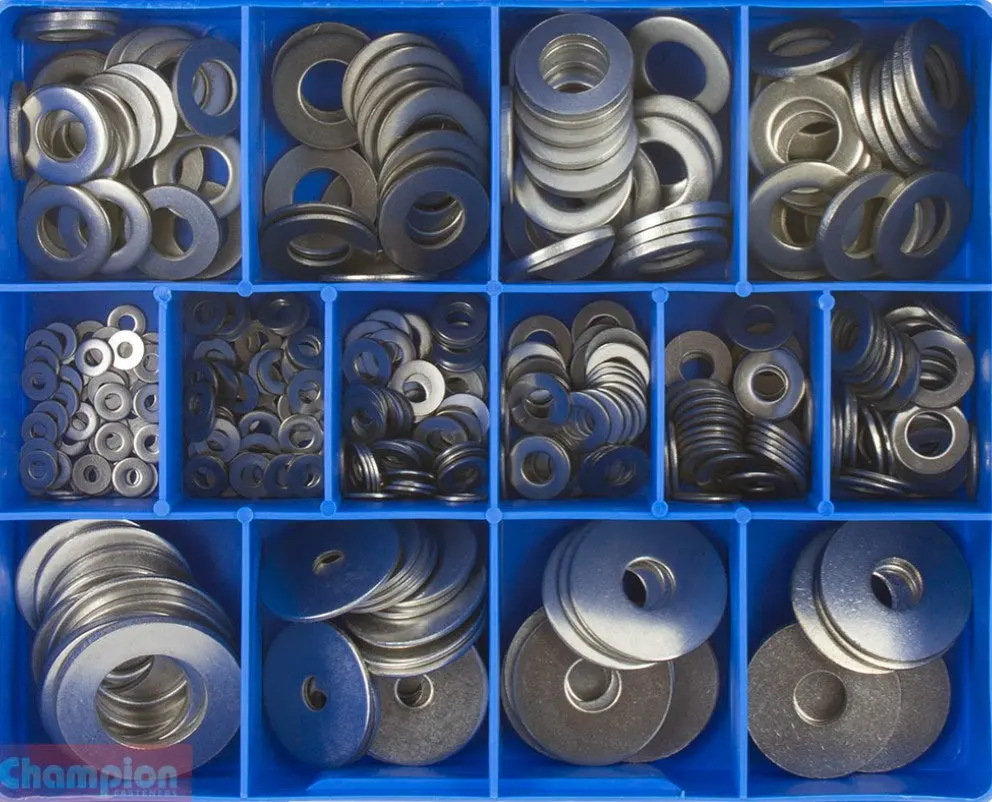 Champion S/Steel Imperial Flat Washers Assortment Ca1830 1