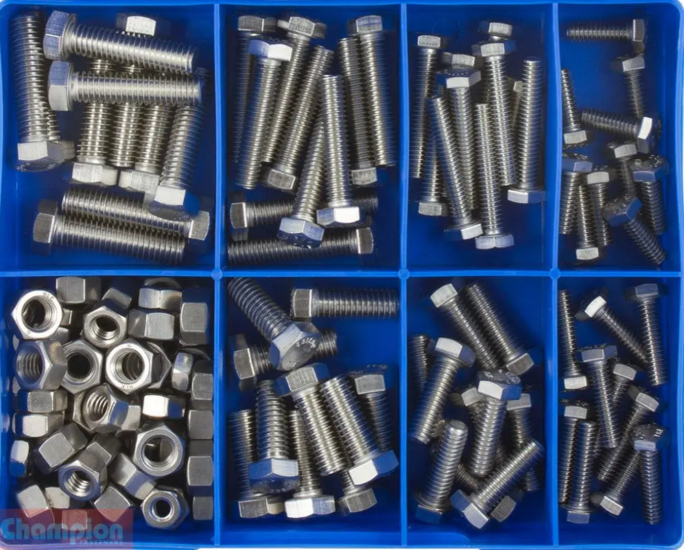 Champion S/Steel Imperial Unc Hex Set Screw Assortment Ca1875 1