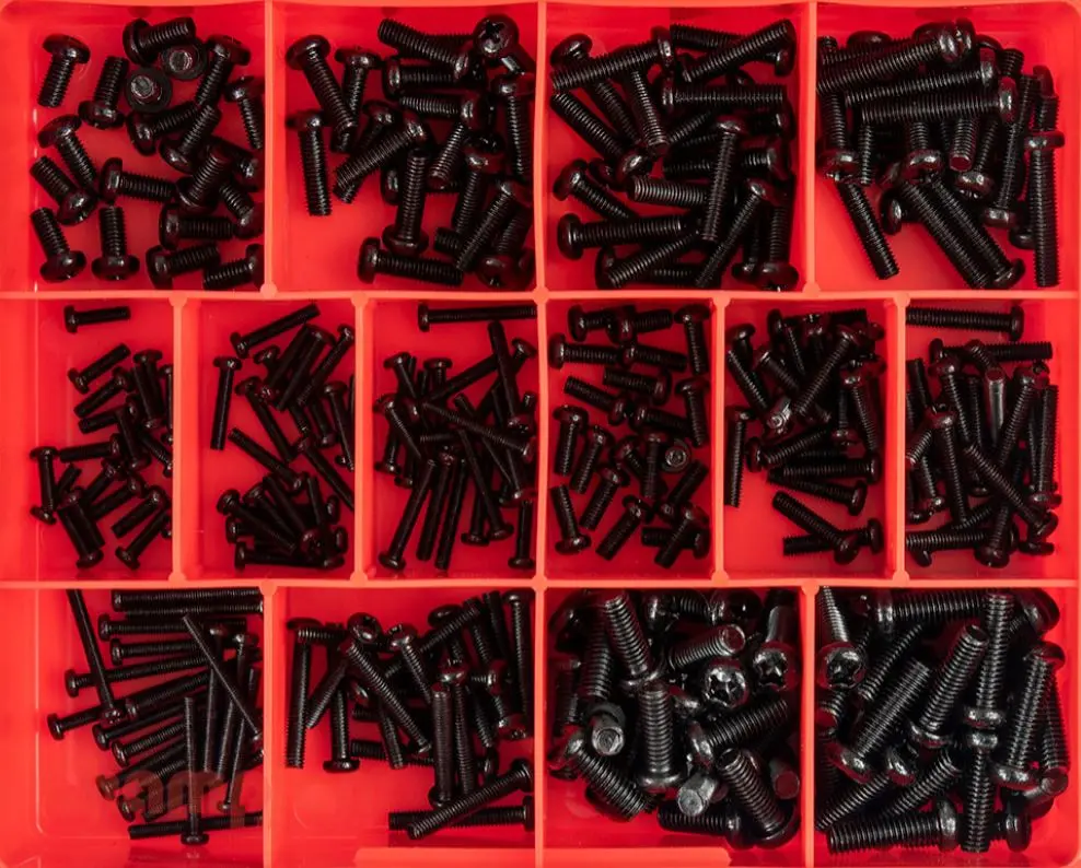 Champion Metric Black Machine Screw Assortment Ca20 1