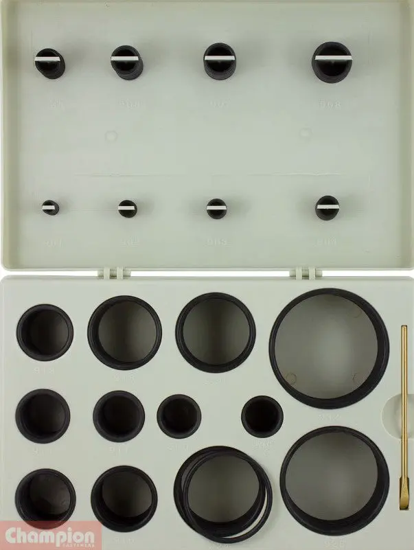 Champion Imperial High Pressure O Ring Assortment 20 Sizes: 3/16″ To 2″ Ca212 1