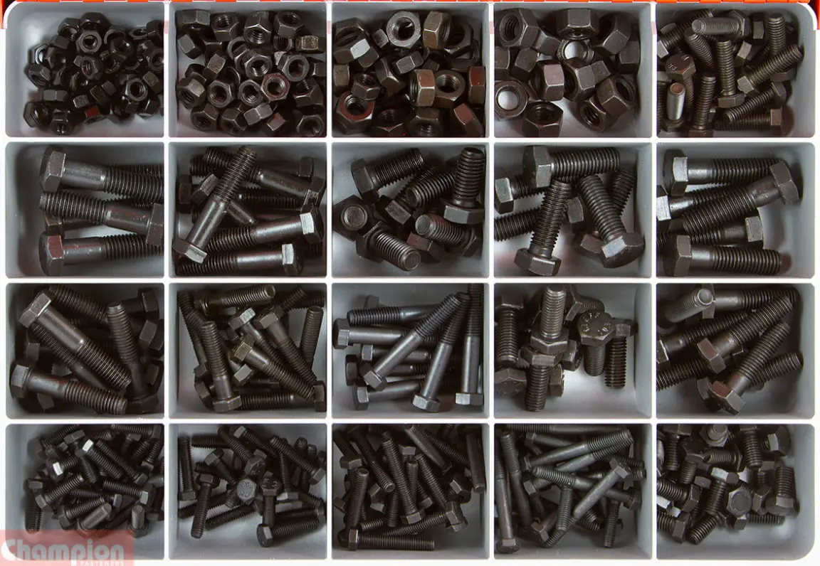 Champion Metric Bolt & Nut Gr10.9 Master Kit 20 Sizes Ca2431 1