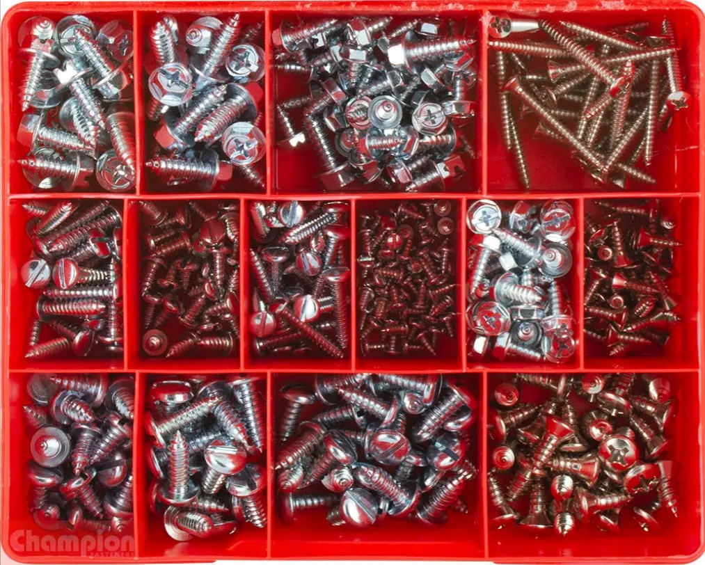 Champion Metric Self-Tapping Screws Assortment Ca430 1