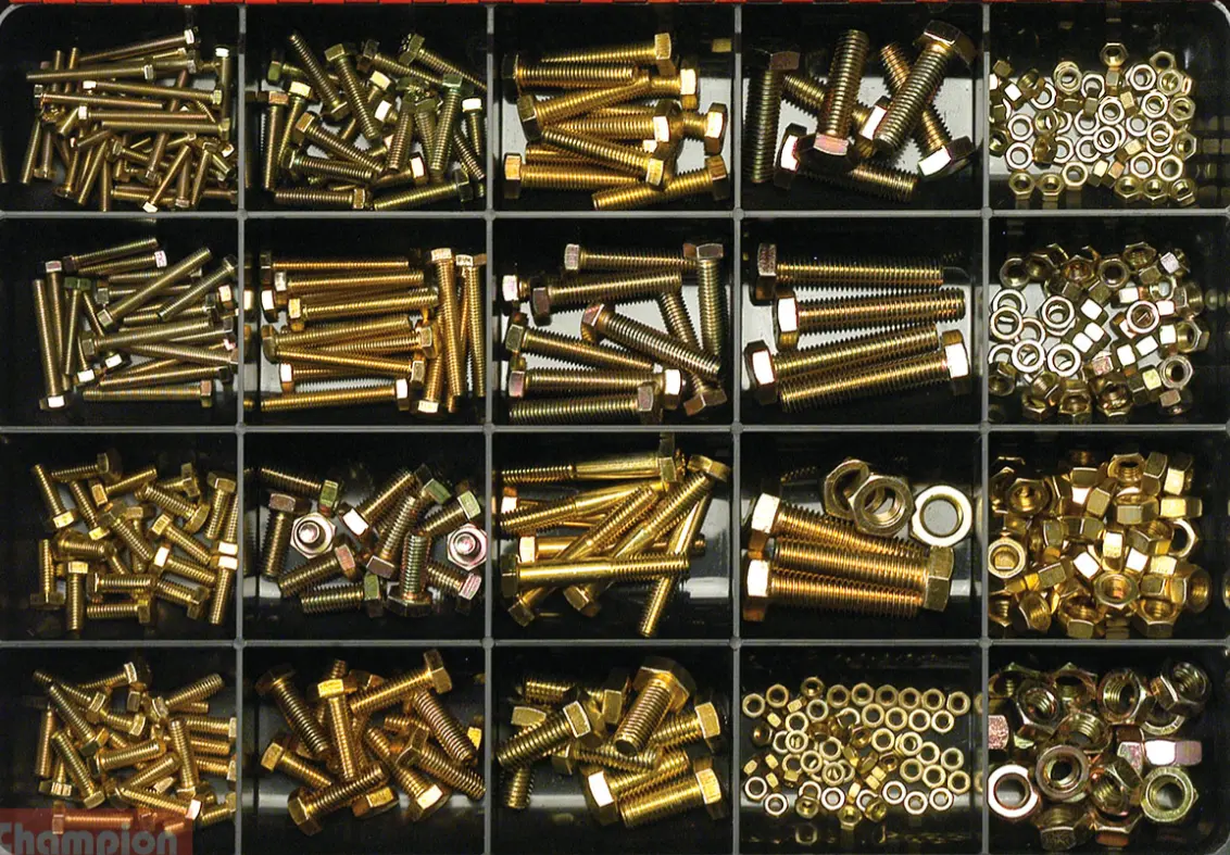 Champion Metric Set Screw, Bolt & Nut Master Kit 17 Sizes: M4 To M12 Dia.Ca431 1