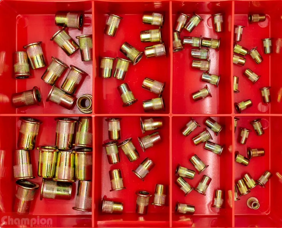 Champion Steel Rivet Nut Insert Assortment Ca505 1