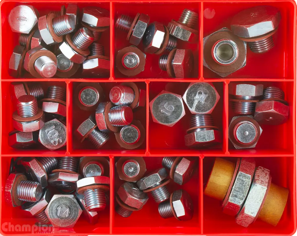 Champion Metric & Imperial Drain (Sump) Plug Assortment Ca58 1
