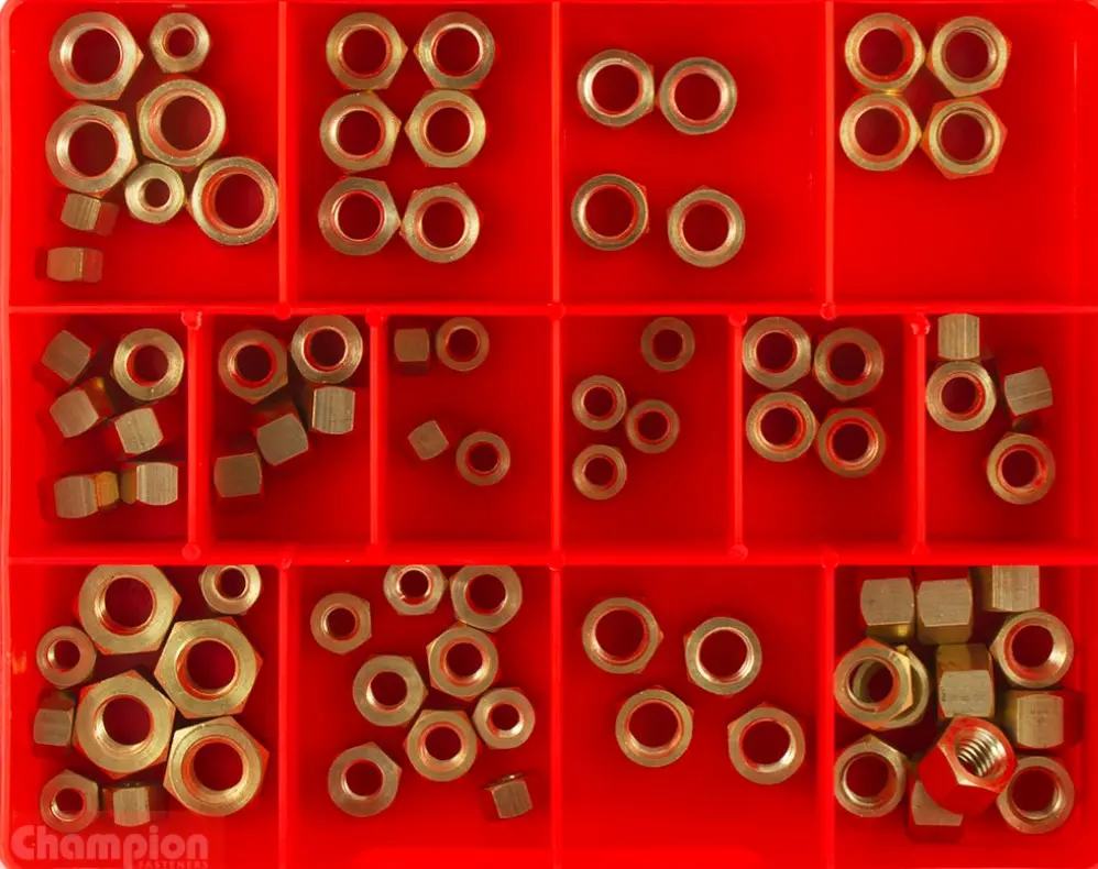 Champion Brass Manifold Nut Assortment Ca95 1