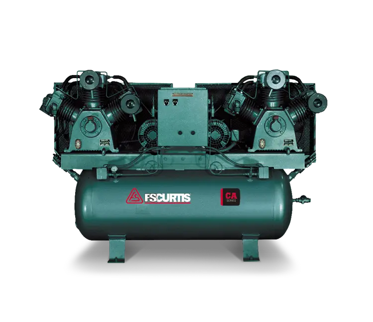 Curtis Cc 1.5- 3Hp (1.5X2) Duplex Climate Control Reciprocating Air Compressor, E10 Pumps, 7 Acfm @ 80 Psi, Fcc11s01d6s, Pn: Fcc11s01d6s 1