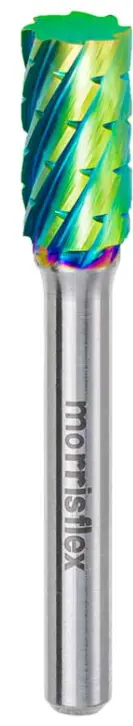 Morrisflex Ng6 Coated Cylinder Burr - Size 3 Cbsa3ng6c 1