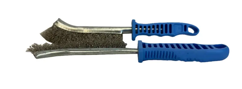 Union Hand Brush Stainless Steel Blue Handle Hnj-93 7318930 1