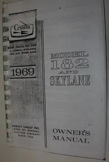 Manual, Cessna - Skylane 182 - 1969 - Owner's Manual 1