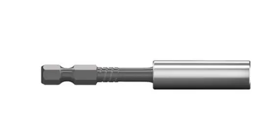 Alpha Magnetic Bit Holder With C Ring 1/4In X 75Mm Thunderzone Carded Cmbhc75ss 1