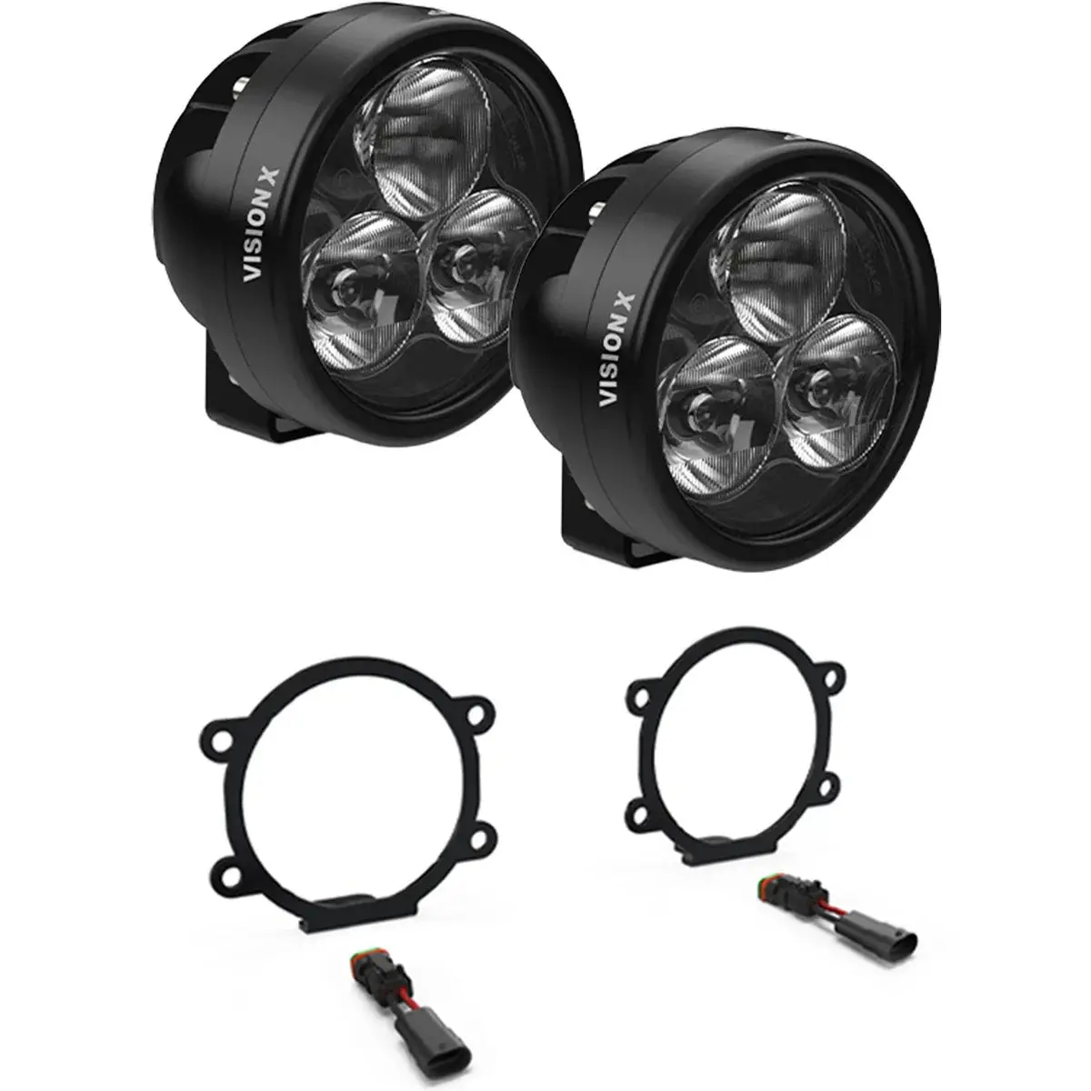 Vision X Led Fog Light Kit W/ Cr-3 Or Cr-4 Lights For 19-22 Ford Ranger 4