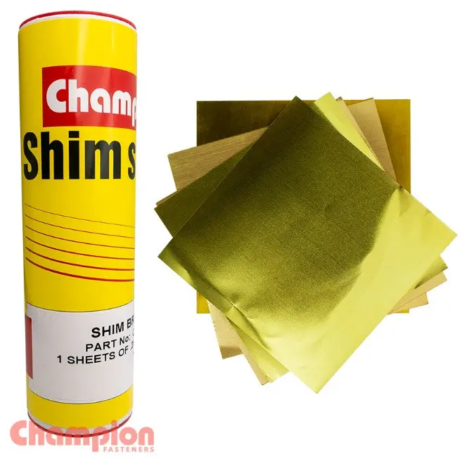 Champion Shim Brass Roll 600 X 150 X .075Mm (.003") Csb501 1