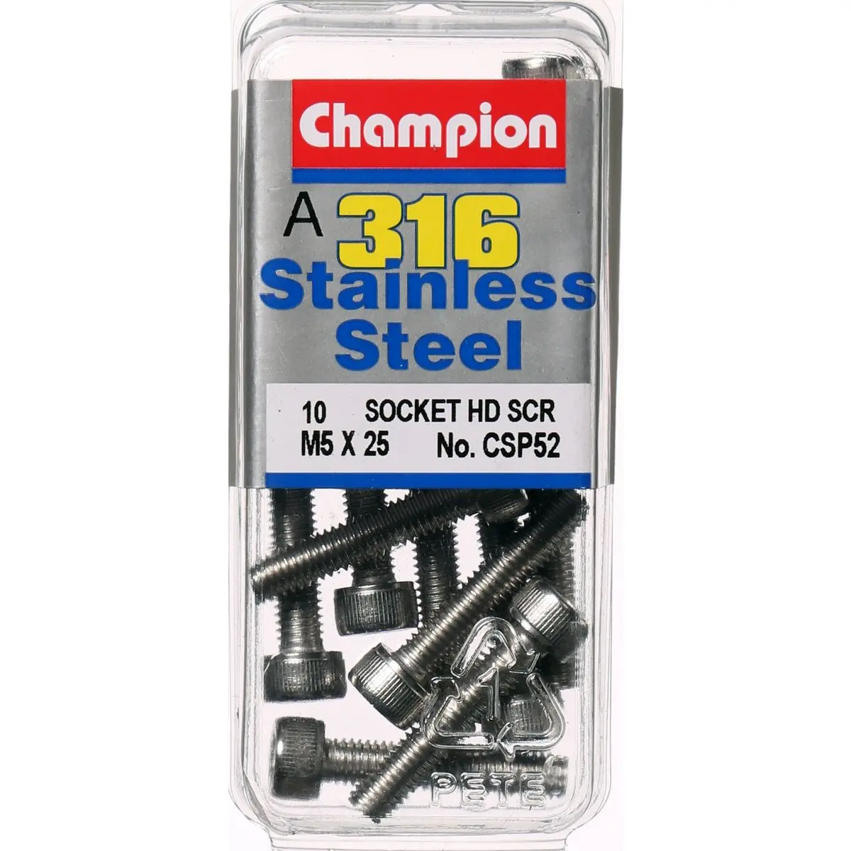 Champion Socket Head Screws 5Mm X 25Mm  Csp52 1