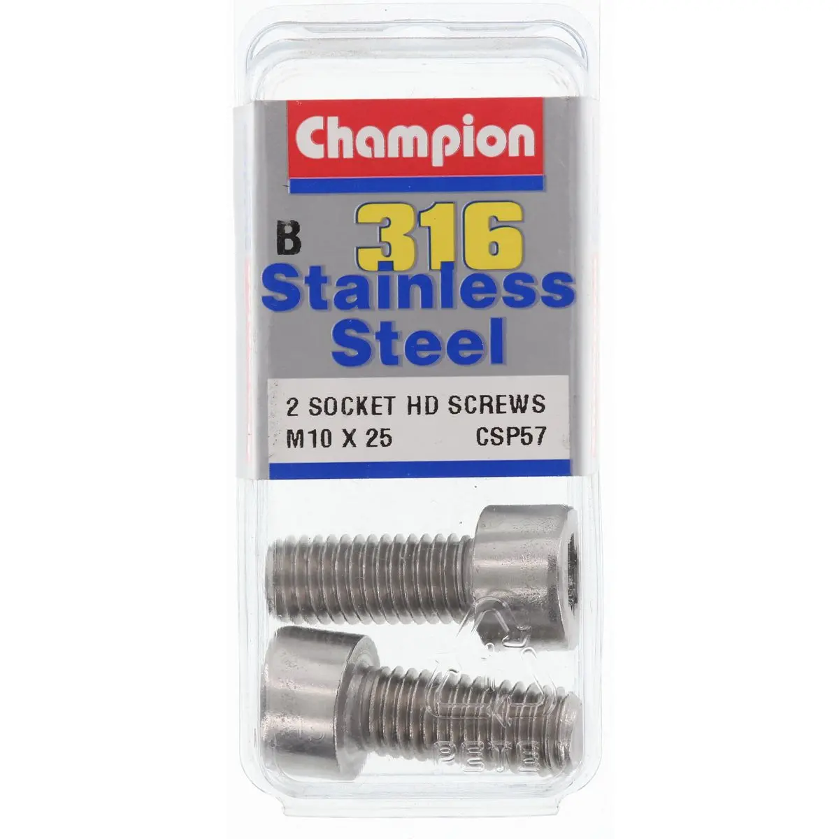 Champion Socket Head Screws 10Mm X 25Mm Csp57 1