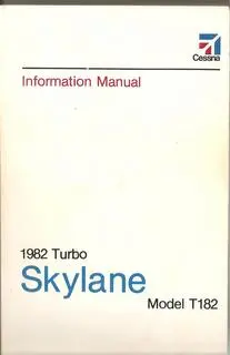 Manual, Cessna - Skylane T182 - 1982 - Information Manual 1