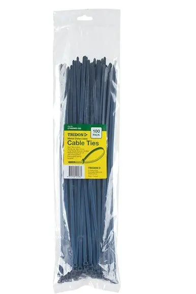 Tridon Metal Detectable Cable Ties 390 X 5Mm  100 Pack Ct405md-100 1