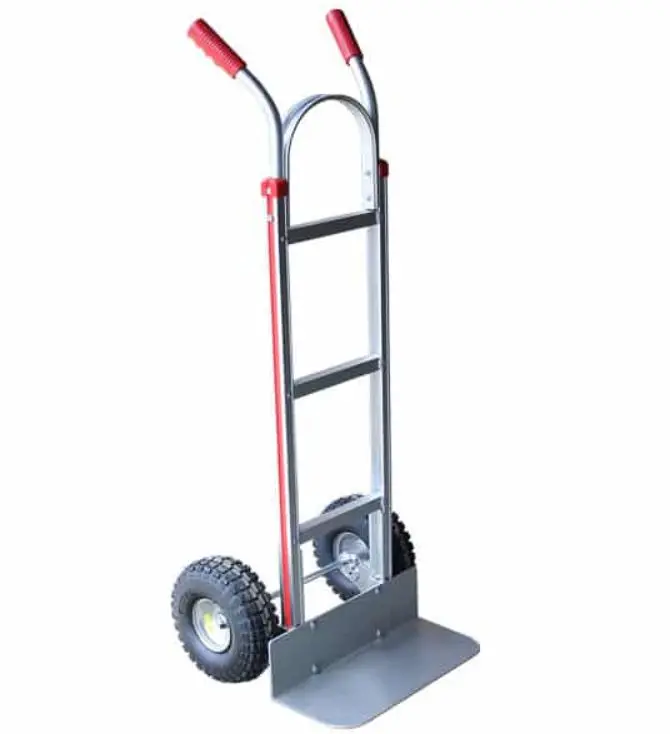 Carton Pneumatic Hand Trolley With Twin Handles Ctr014 1