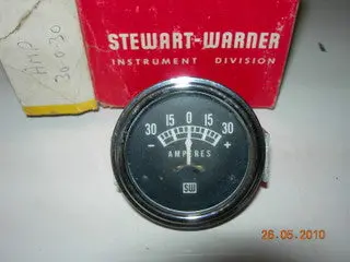 Indicator, Ammeter - 30-0-30 - Stewart Warner 1