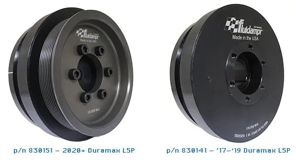 Fluidampr Steel Externally Balanced Damper For 2017+ 6.6L L5p Duramax 1