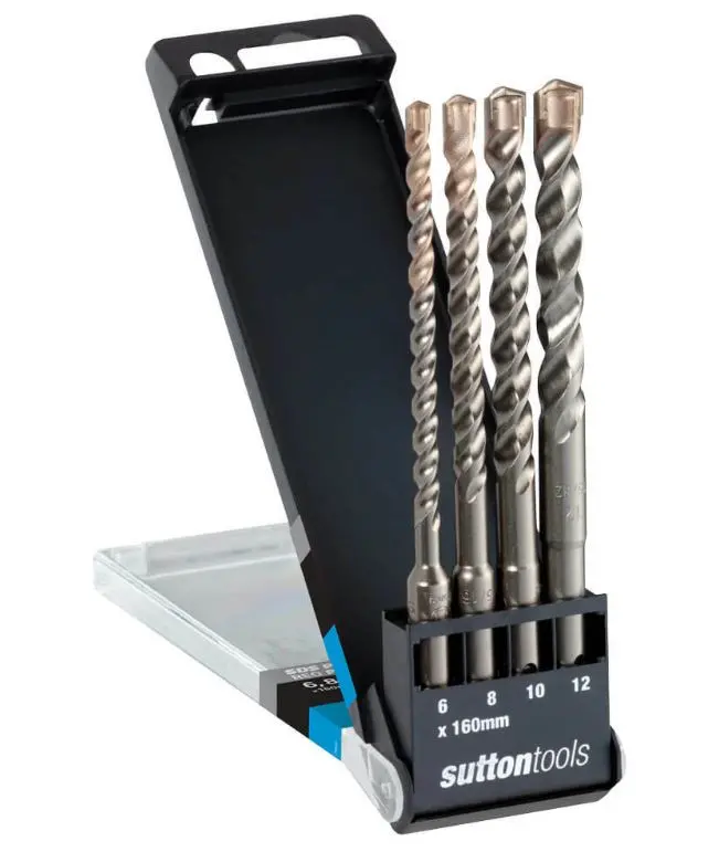 Sutton Sds Plus Masonry Drill Set 4 Piece Reo Pro 3 Cut D6230004 1