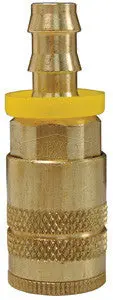 Industrial Disconnect - Push On Hose Barb- Semi Automatic 1