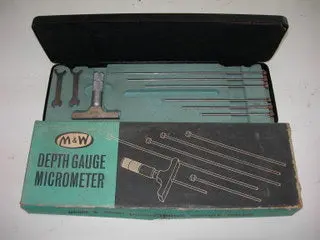 Gauge, Depth - Micrometer - Moore & Wright - Kit 1