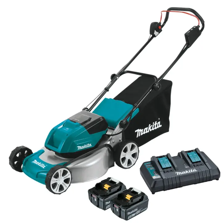 Makita 18Vx2 Brushless Lawn Mower Kit 460Mm (18”) Dlm464pt2 1