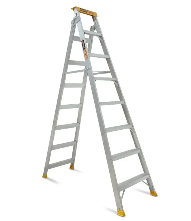 Gorilla Dual Purpose Pro-Lite 8 Step Aluminium Ladder 8-15Ft  150Kg Dm008-Pro 1