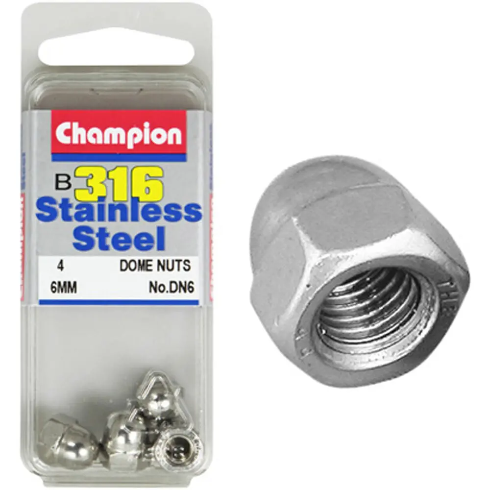 Champion Dome Nuts 6Mm -Dn6 1