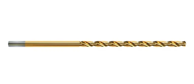 Alpha 8.0Mm Long Series Drill Bit  Gold Series (Oal 165Mm) 9Elm080 1
