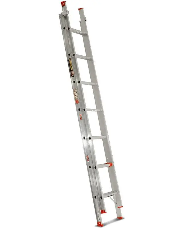 Gorilla 2.4M-3.9M 100Kg Aluminium Domestic Extension Ladder El8/13-D 1