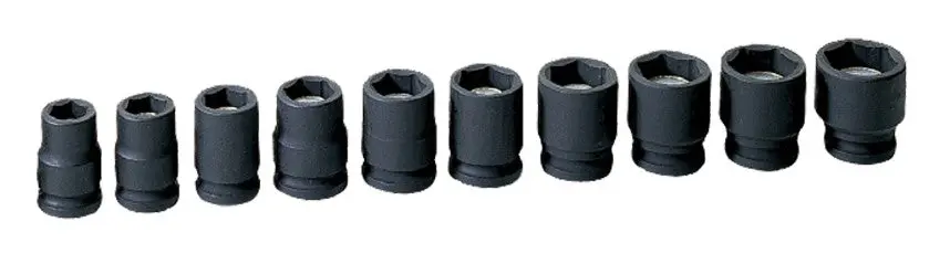 Black Snake Magnetic Impact Socket Set Metric (10 Pce) 3/8" Sq Drv Et1862 1