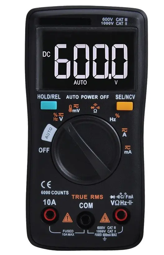 Automotive Auto Ranging Multimeter 6000 Counts Et2301b 1