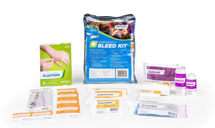 Fastaid First Aid Kit, Emergency Bleed Kit, Soft Pouch Fadb15 1