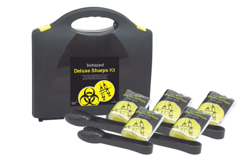 Fastaid Deluxe Sharps Kit, Plastic Portable Firstaid Fads22 1