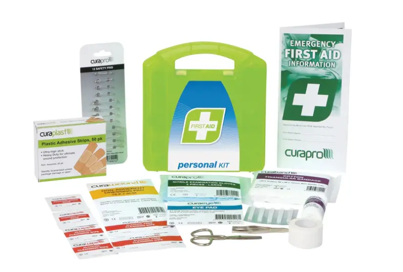 Fastaid Personal First Aid Kit, Plastic Portable Fancp20 1